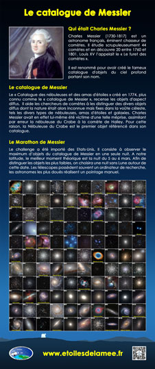 Banderole Le catalogue de Messier